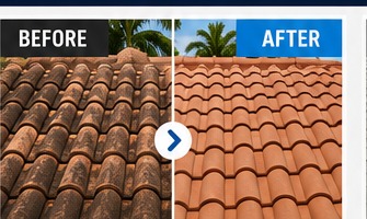 Tile roof — soft wash safe